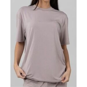 Comfrt Unisex Cloud T-Shirt Size M Mauve Gray Rayon Dove Spandex Stretch